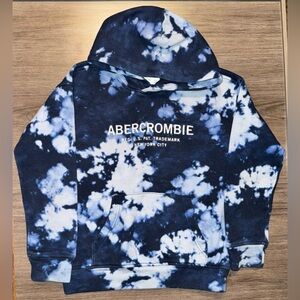 Abercrombie Navy Tie-Dye hoodie, size 9/10, EUC